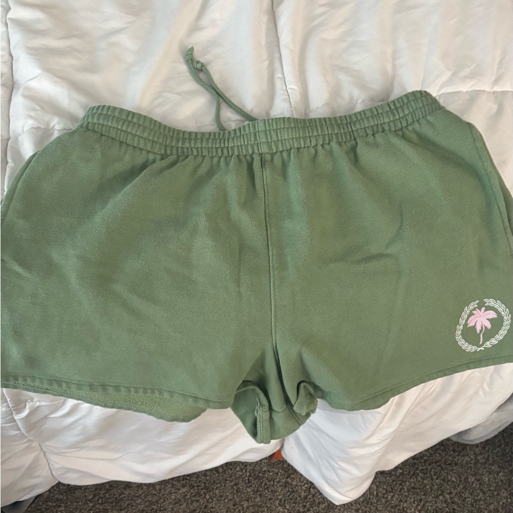 PINK Victoria's Secret Olive Green Athletic Shorts